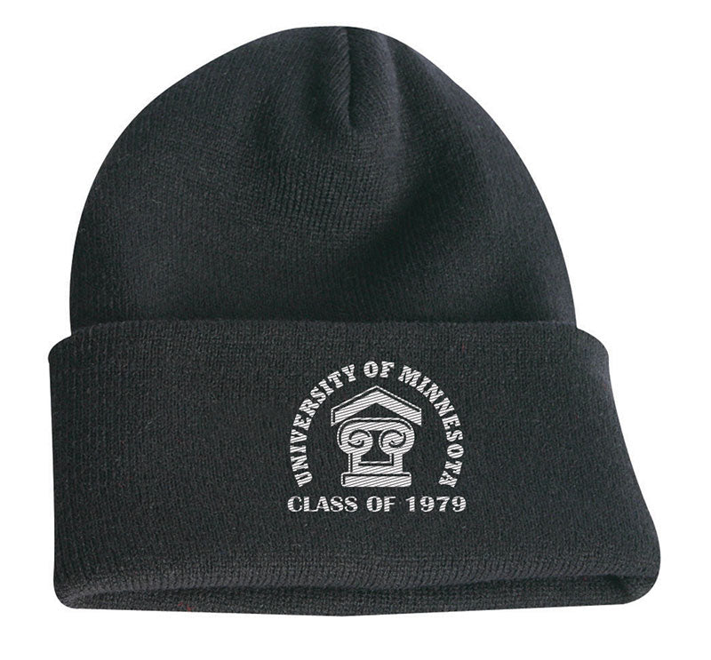 Knit Cuff Toque - Black